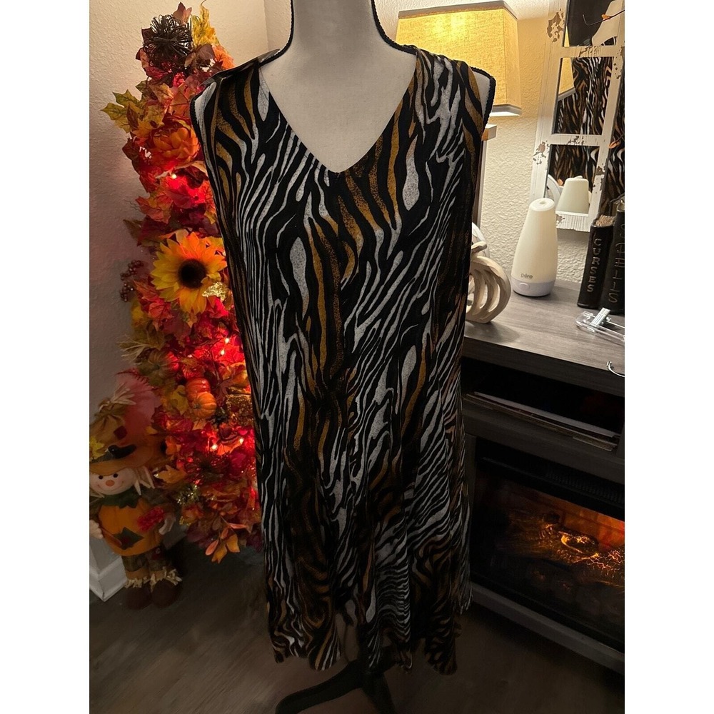 Premise tiger stripe dress‎ size XXL NWT